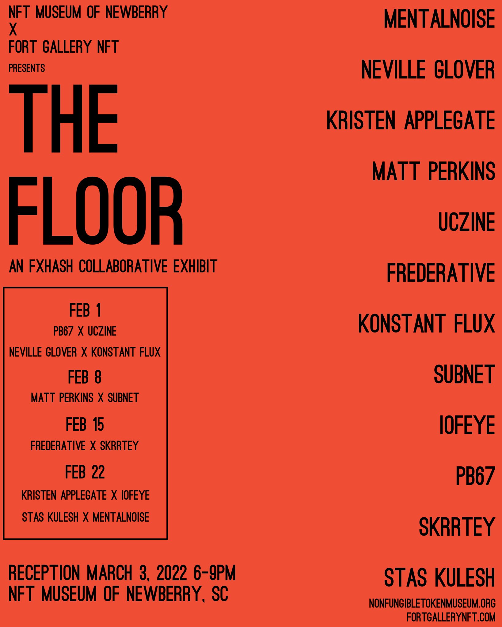 NFT Museum & FORT Gallery present The Floor